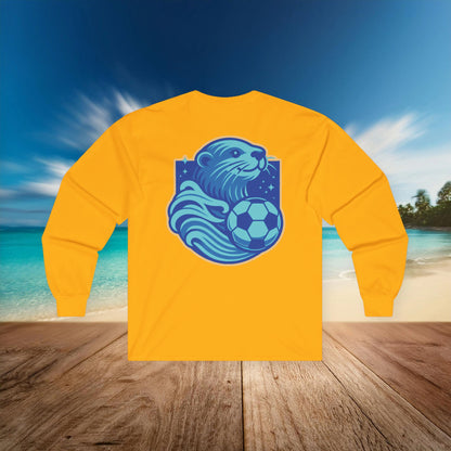 Sea Otter Soccer Logo Long Sleeve Tee