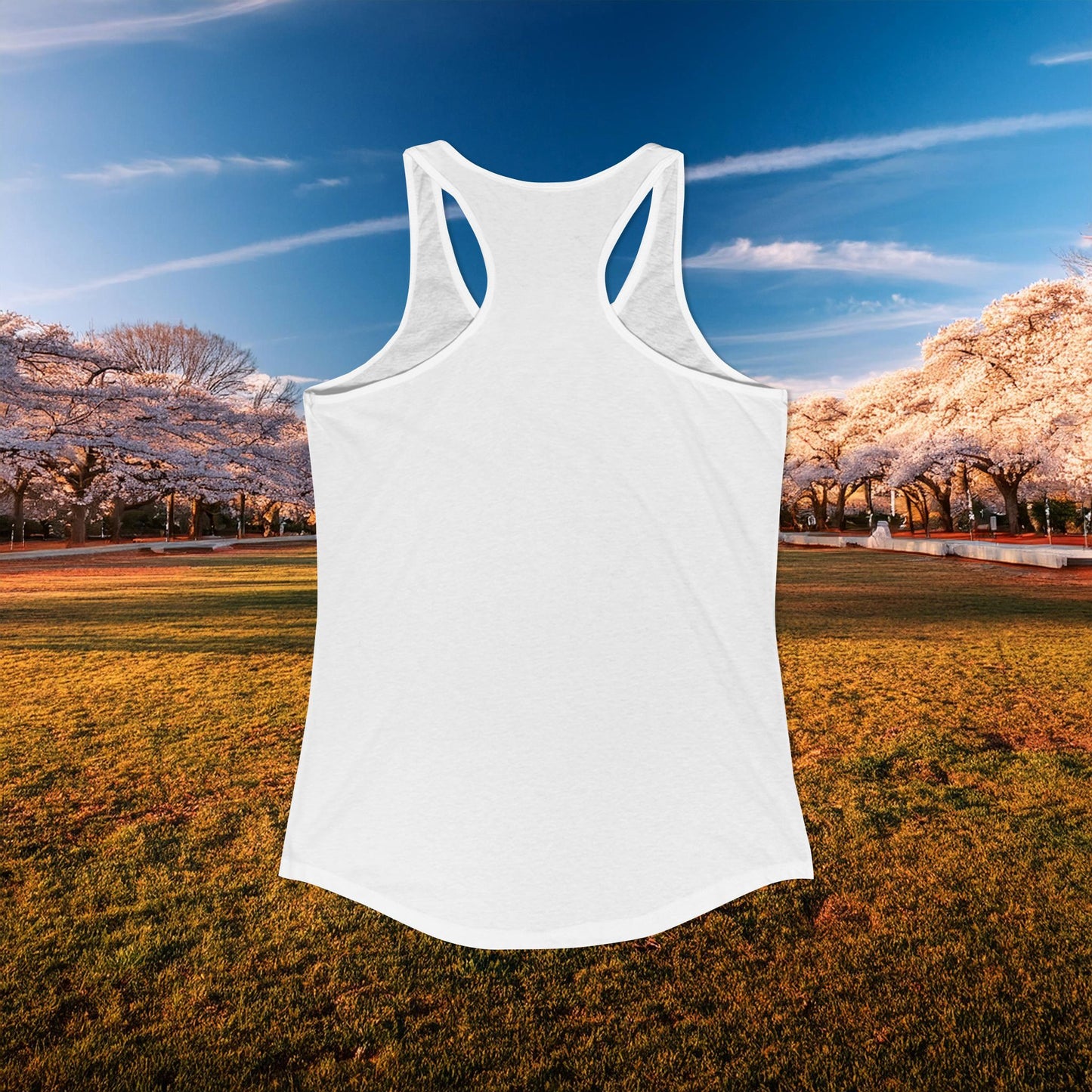 Washington Cherry Blossom Racerback Tank