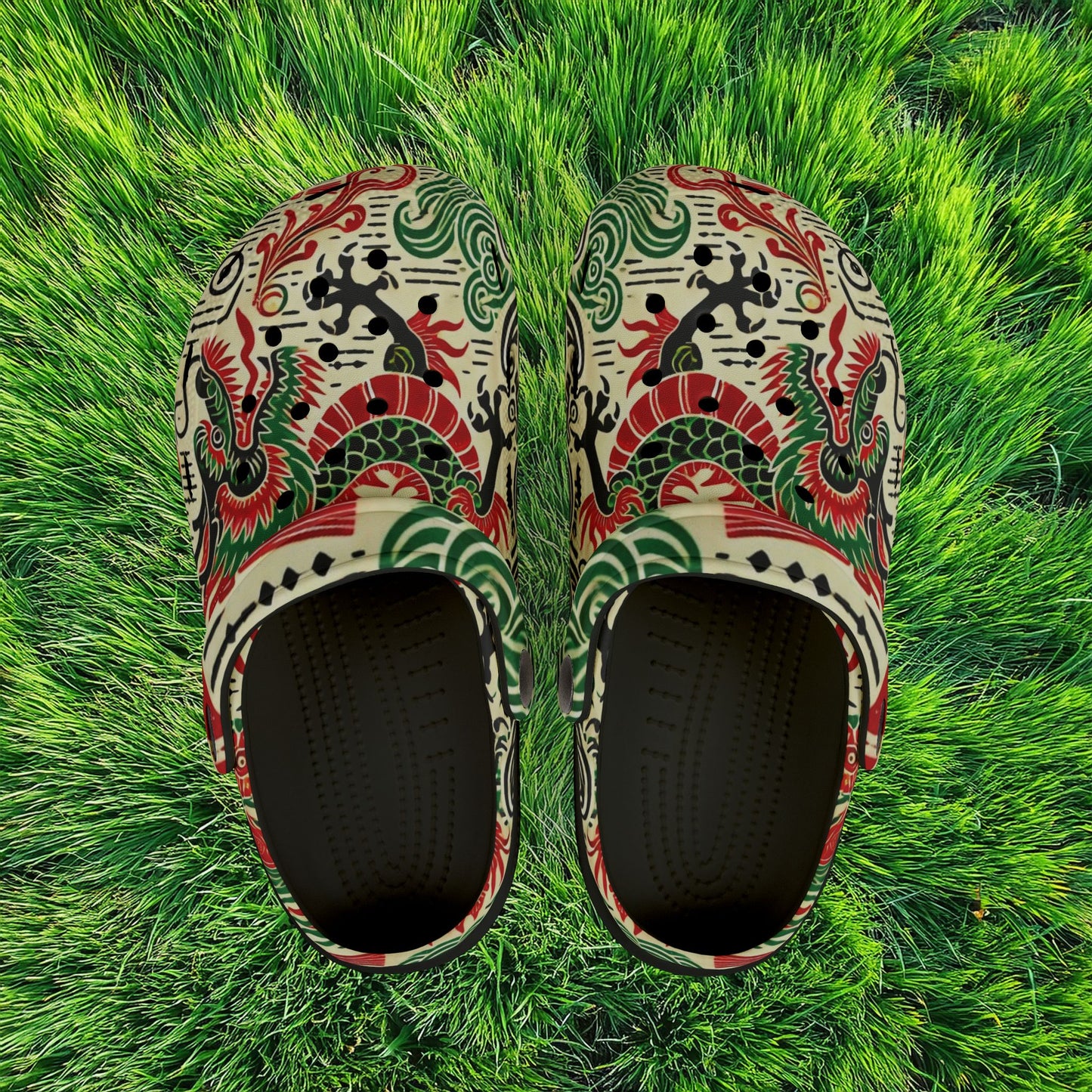 Dragon Dance Kid's Foam Clogs