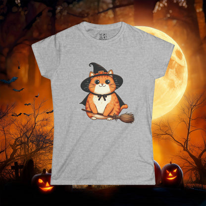 Trick or Treat Cat Women's Softstyle Tee