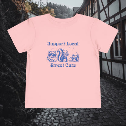 Support Local Street Cats Toddler Tee