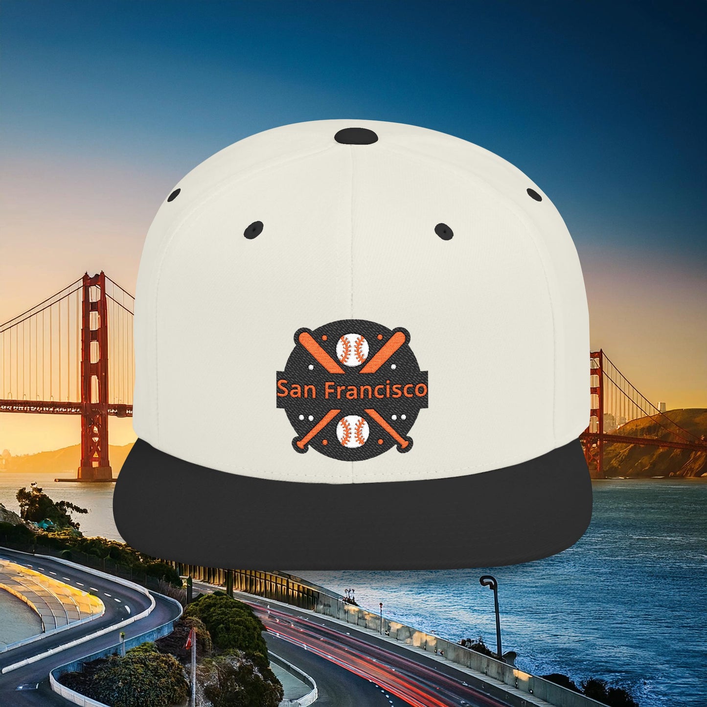 San Francisco Baseball Flat Bill Snapback