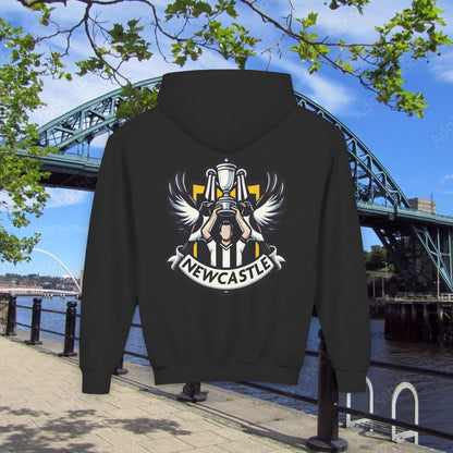 Newcastle Cup Champions Crest Youth Hoodie