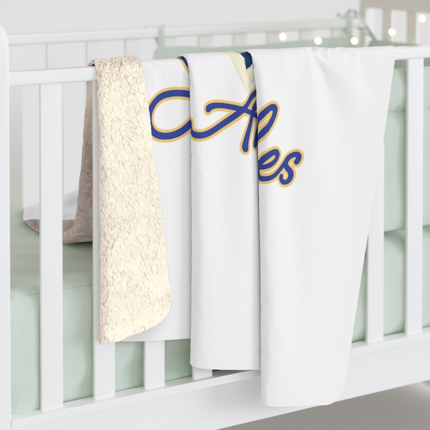 LA Football Sherpa Fleece Blanket