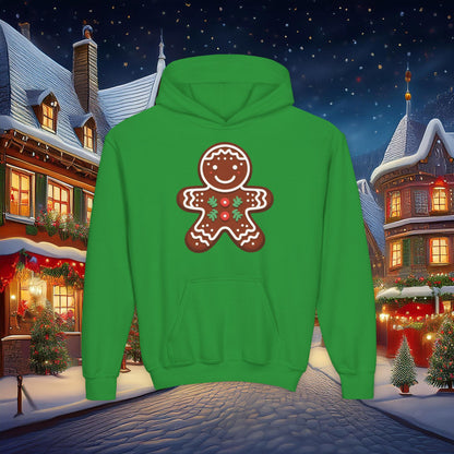Gingerbread Man Youth Hoodie