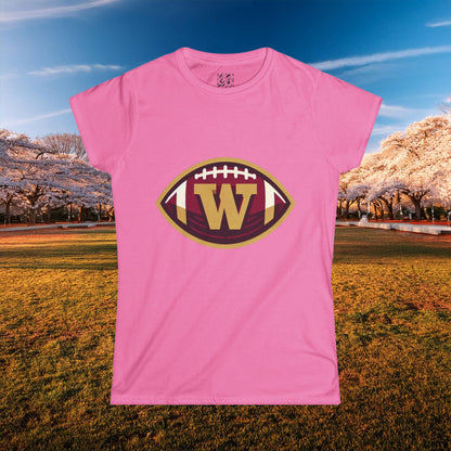 Washington Football Logo Women's Softstyle Tee