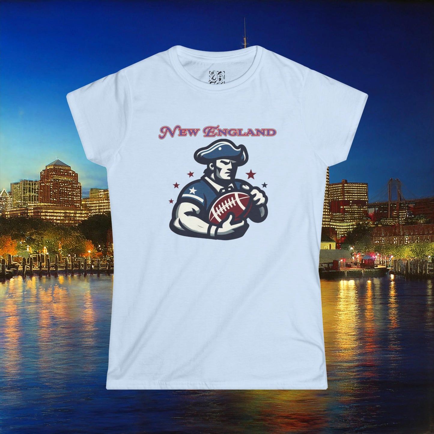 New England Football Women's Softstyle Tee