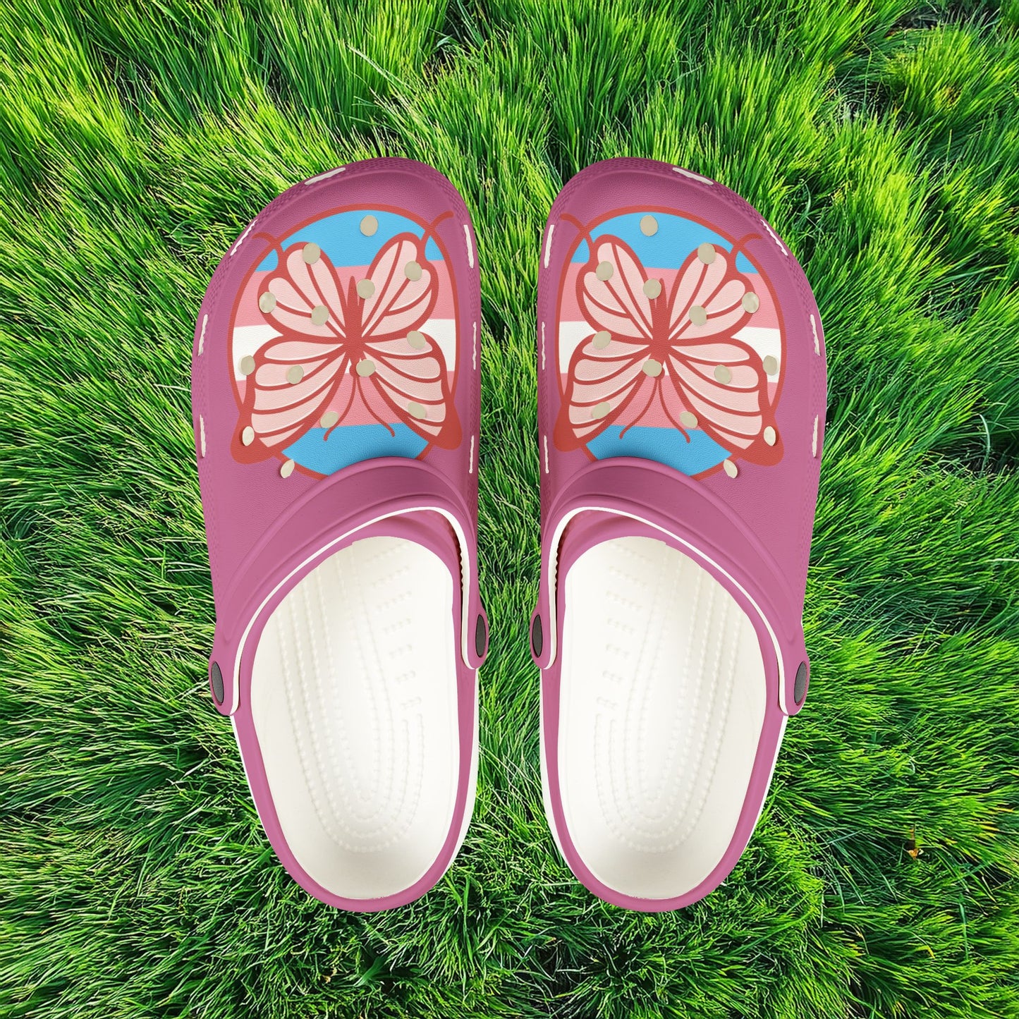 The T Elders Butterfly Foam Clogs