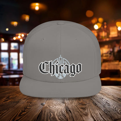 Chicago Baseball Logo Flat Bill Snapback