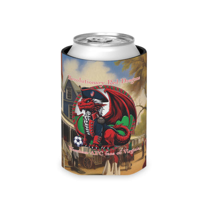 Revolutionary Red Dragons Logo Can Cooler - Williamsburg