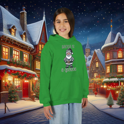 Newcastle United Santa is a Geordie Youth Hoodie