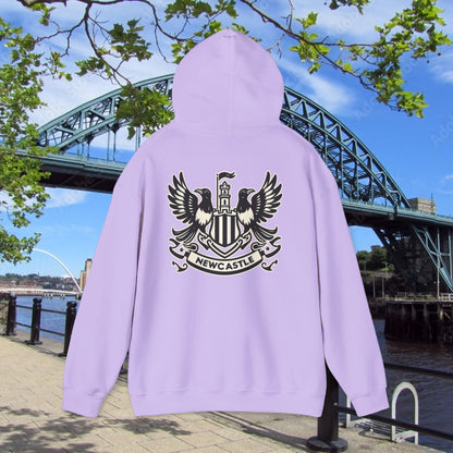 Newcastle United B&W Crest Hoodie