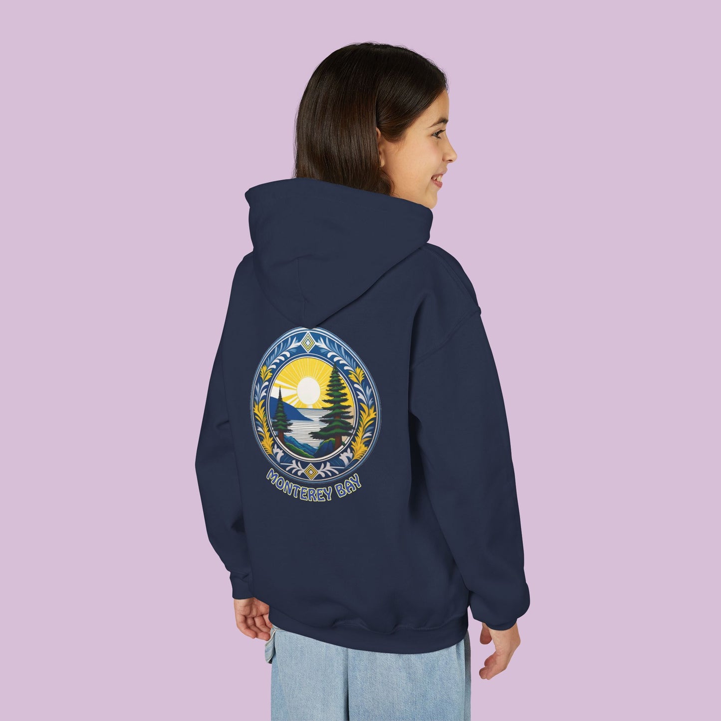 Monterey Bay Point Lobos Youth Hoodie