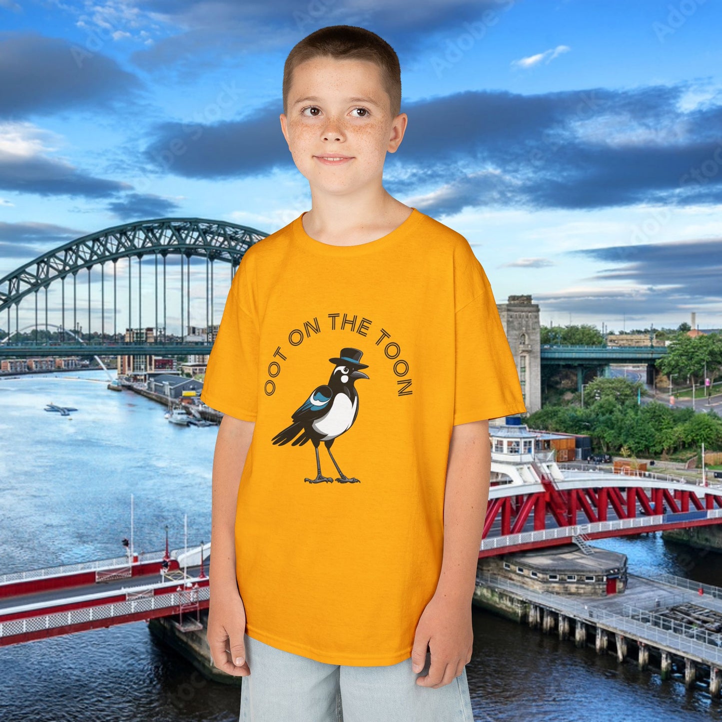Newcastle United "Oot on the Toon" Kids Tee