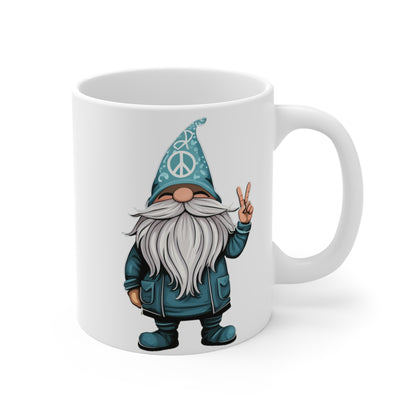 Peace Gnome Ceramic Mugs (11oz\15oz)