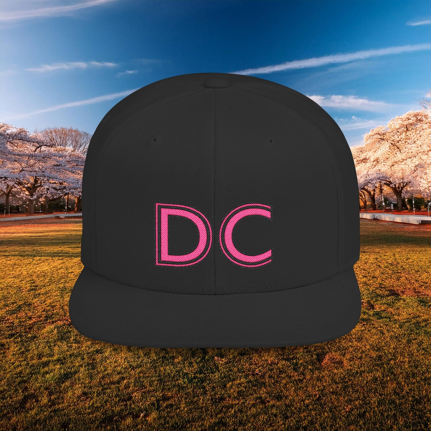 DC Flat Bill Snapback - Pink