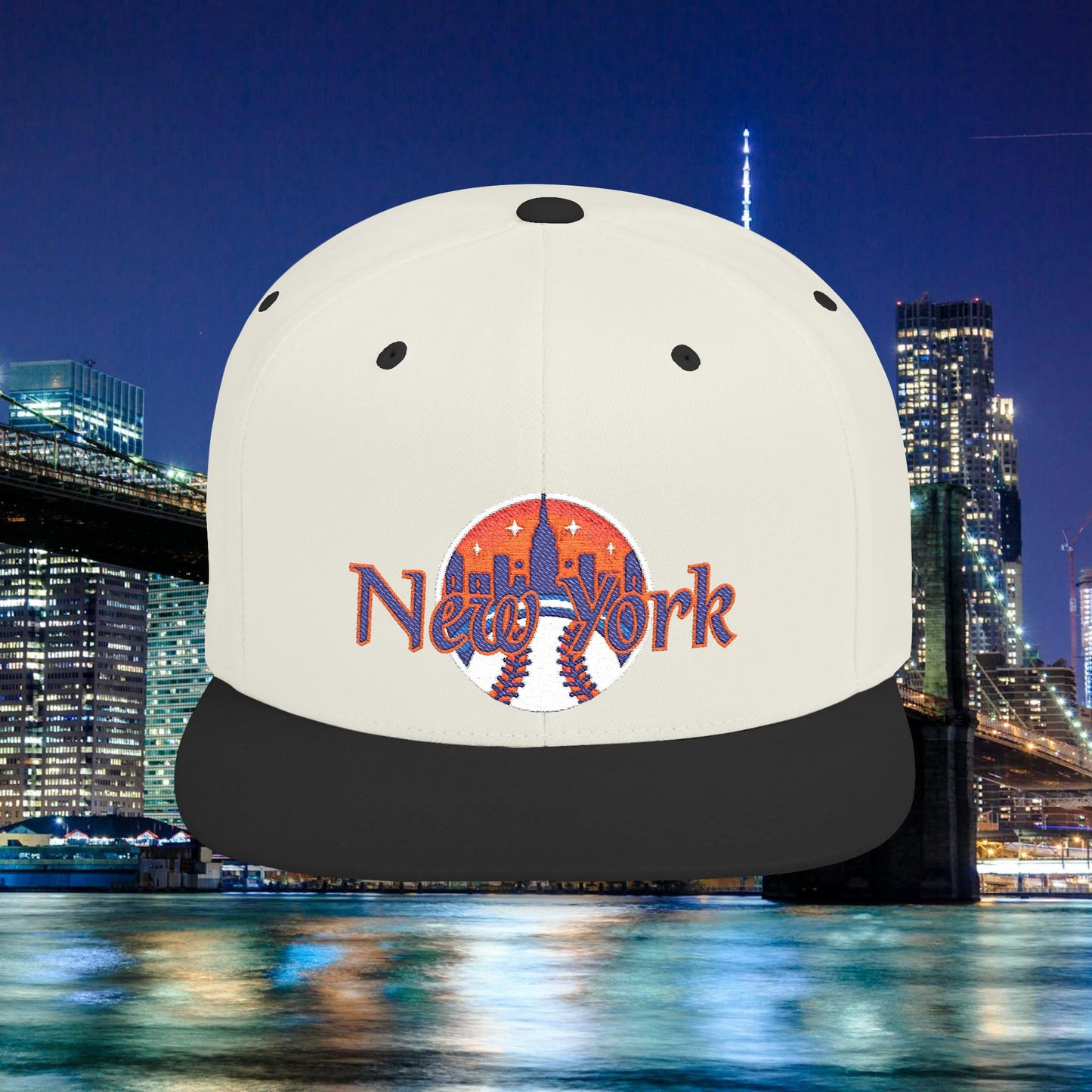 NY Metro Baseball Flat Bill Snapback