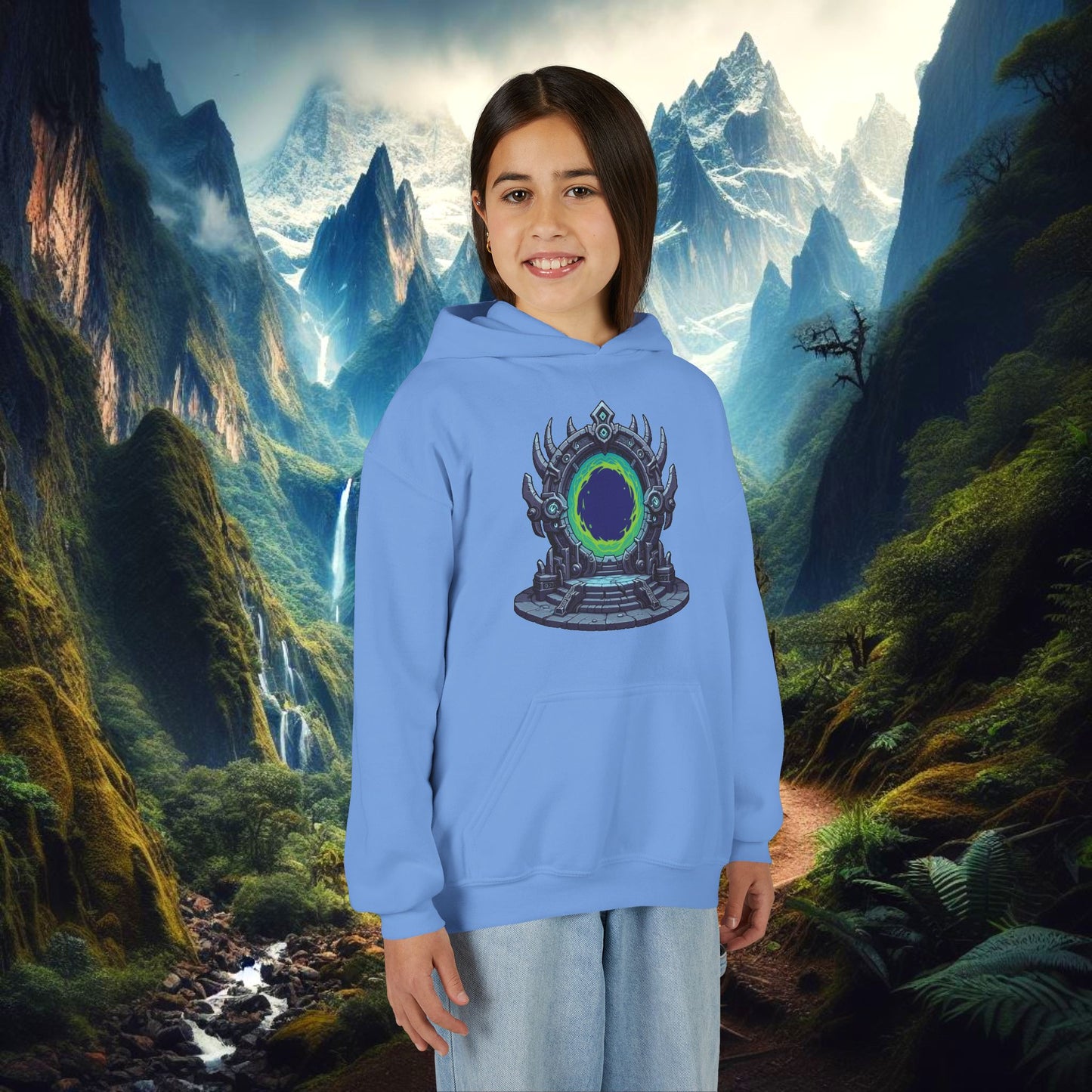 Dark Portal Youth Hoodie