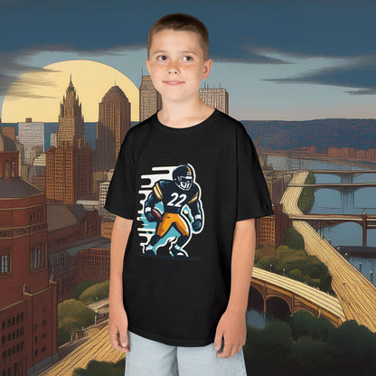 Pittsburgh Football Player Kids Tee