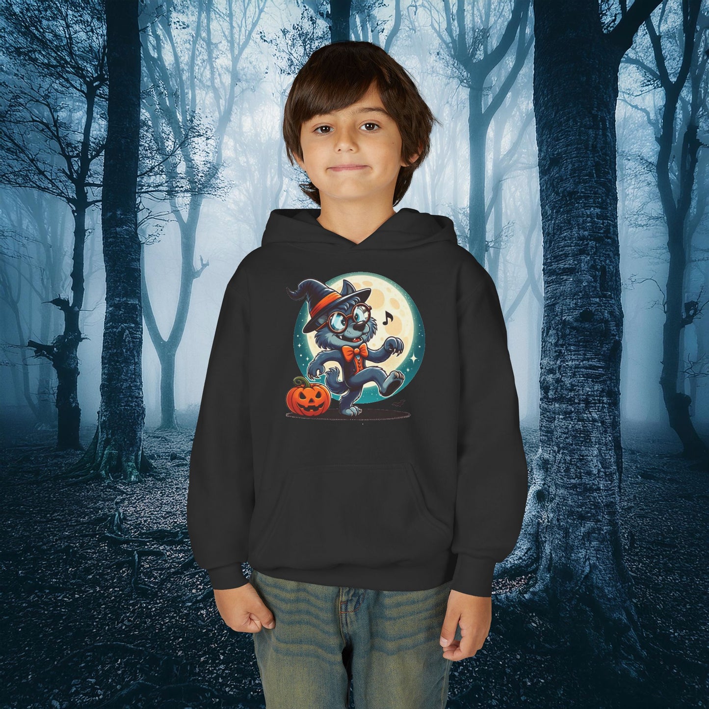 Trick or Treat Werewolf Youth Hoodie