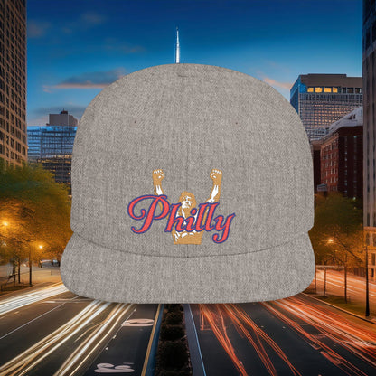 Philly Rocky Statue Flat Bill Snapback