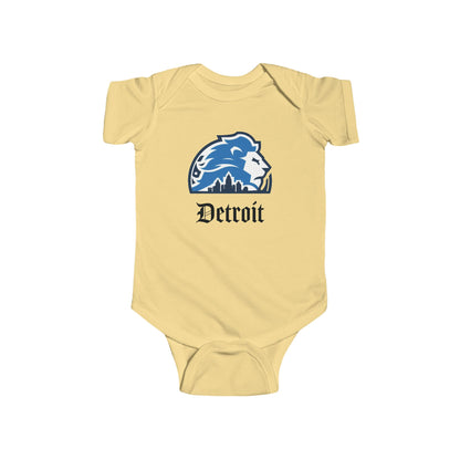 Detroit Football Skyline Infant Bodysuit