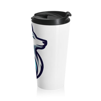 Timber Wolf Travel Mug