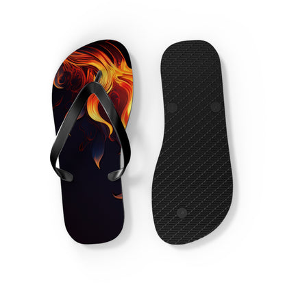 Flames Flip Flops