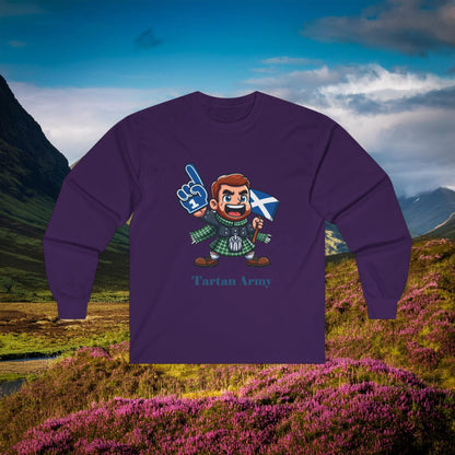 Scotland Tartan Army Long Sleeve Tee