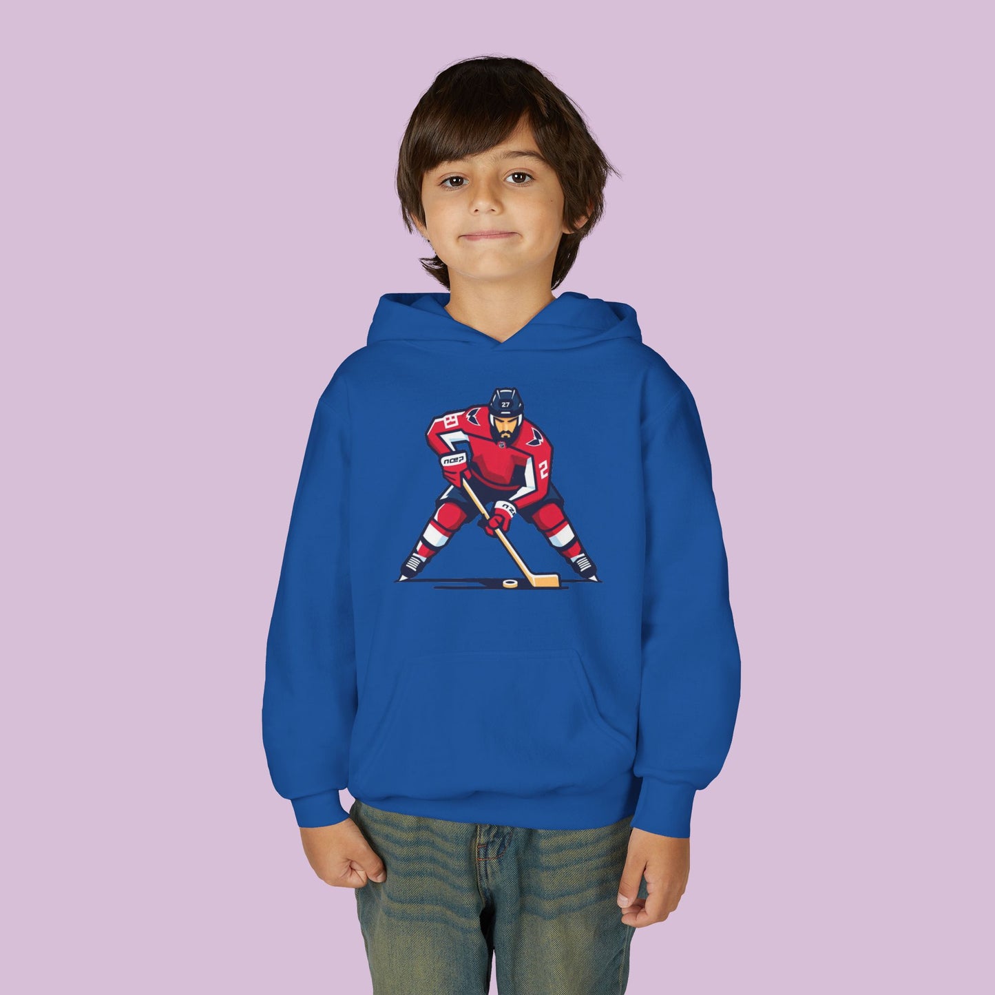 Washington Hockey Player Youth Hoodie