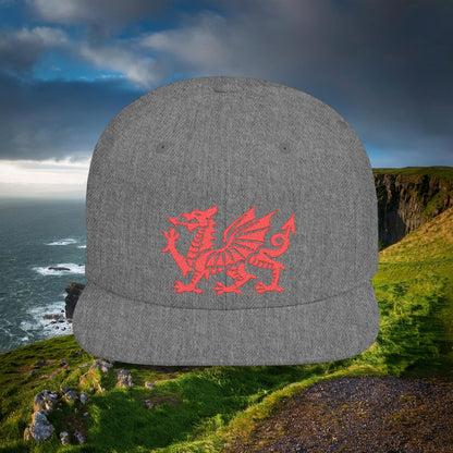 The Welsh Dragon Flat Bill Snapback