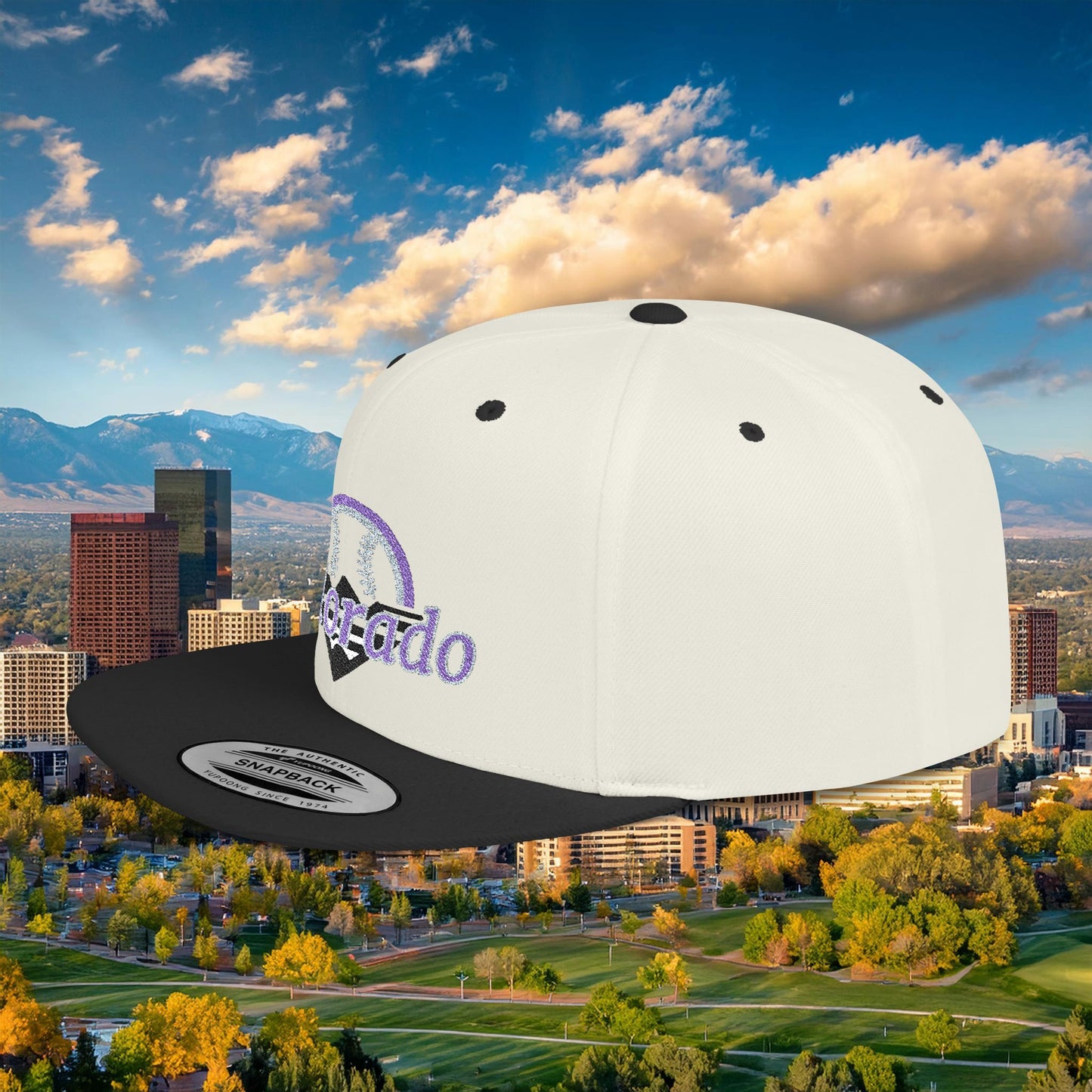 Colorado Mountain Baseball Flat Bill Snapback