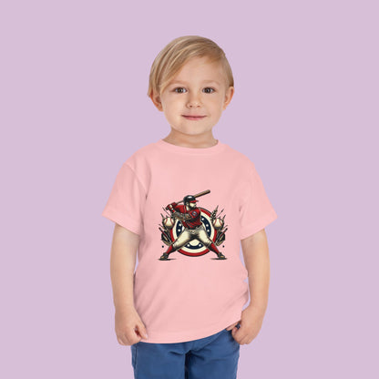 Washington Baseball At Bat Toddler Tee