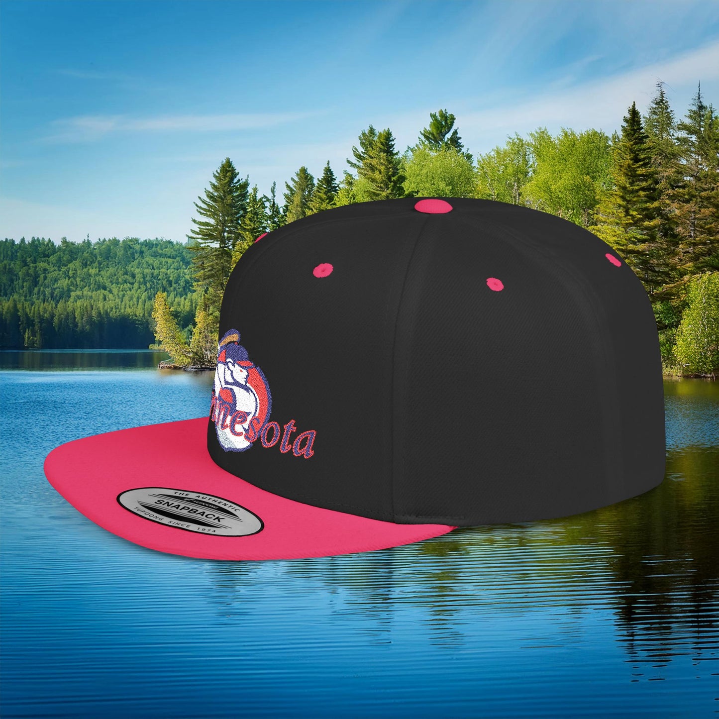 Minnesota Baseball Flat Bill Snapback