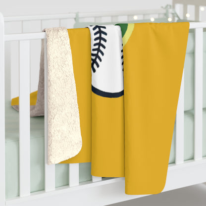 A's Elephant Sherpa Fleece Blanket