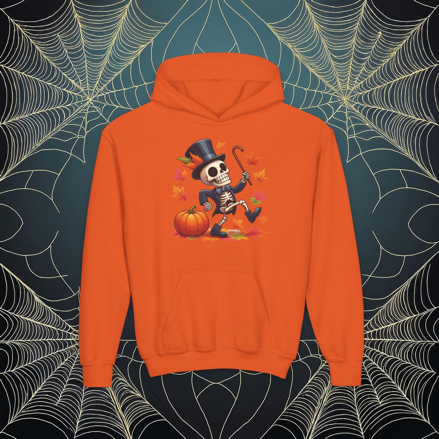Snazzy Skeleton Youth Hoodie
