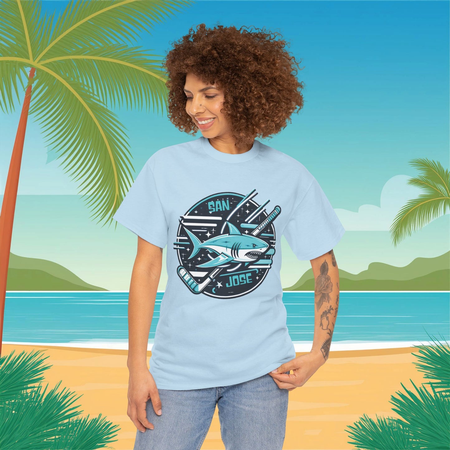 San Jose Hockey Logo Tee
