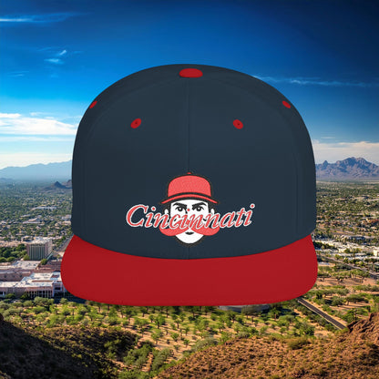 Cincinnati Baseball Flat Bill Snapback