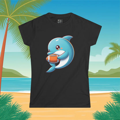 Miami Little Dolphin Women's Softstyle Tee