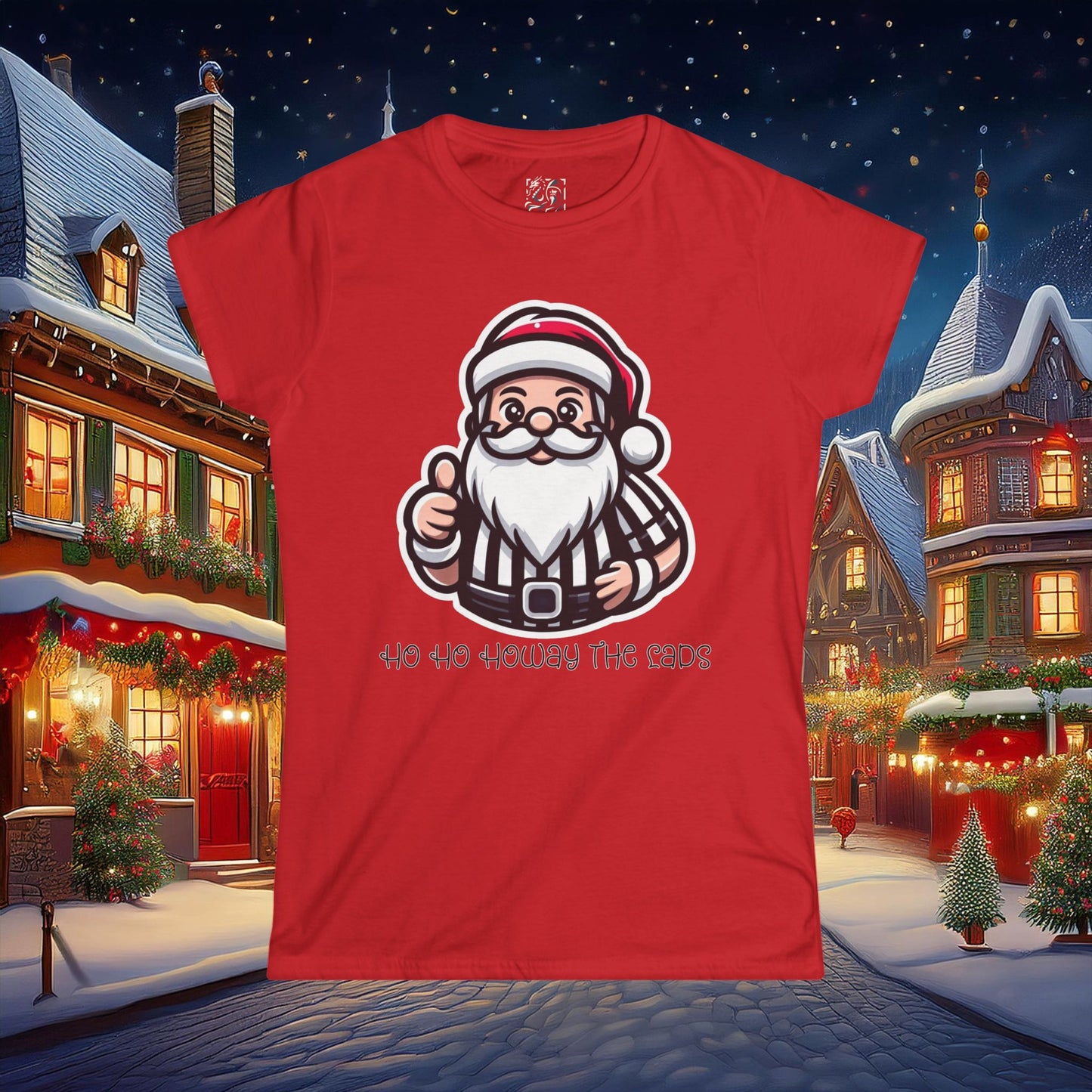 Newcastle United Ho Ho Howay The Lads Women's Tee