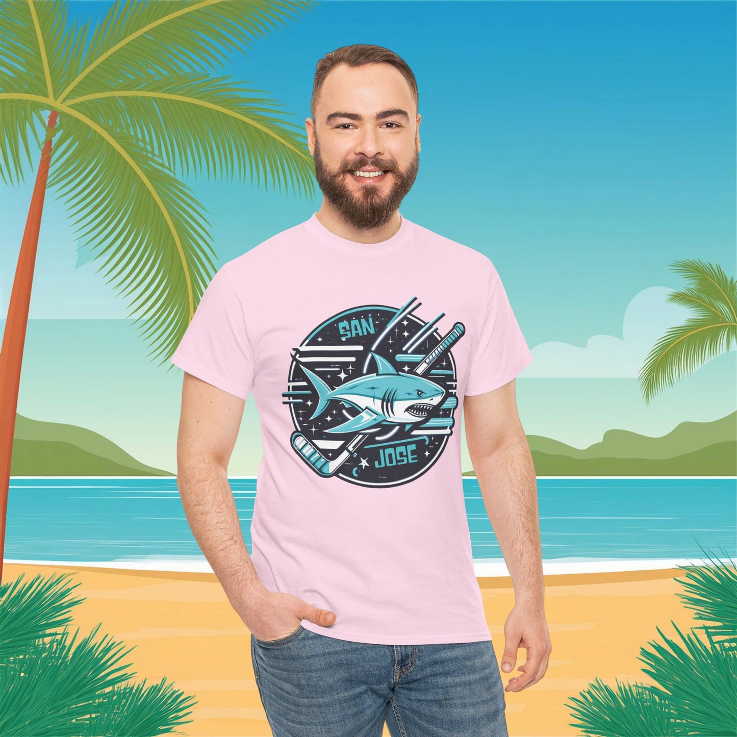 San Jose Hockey Logo Tee