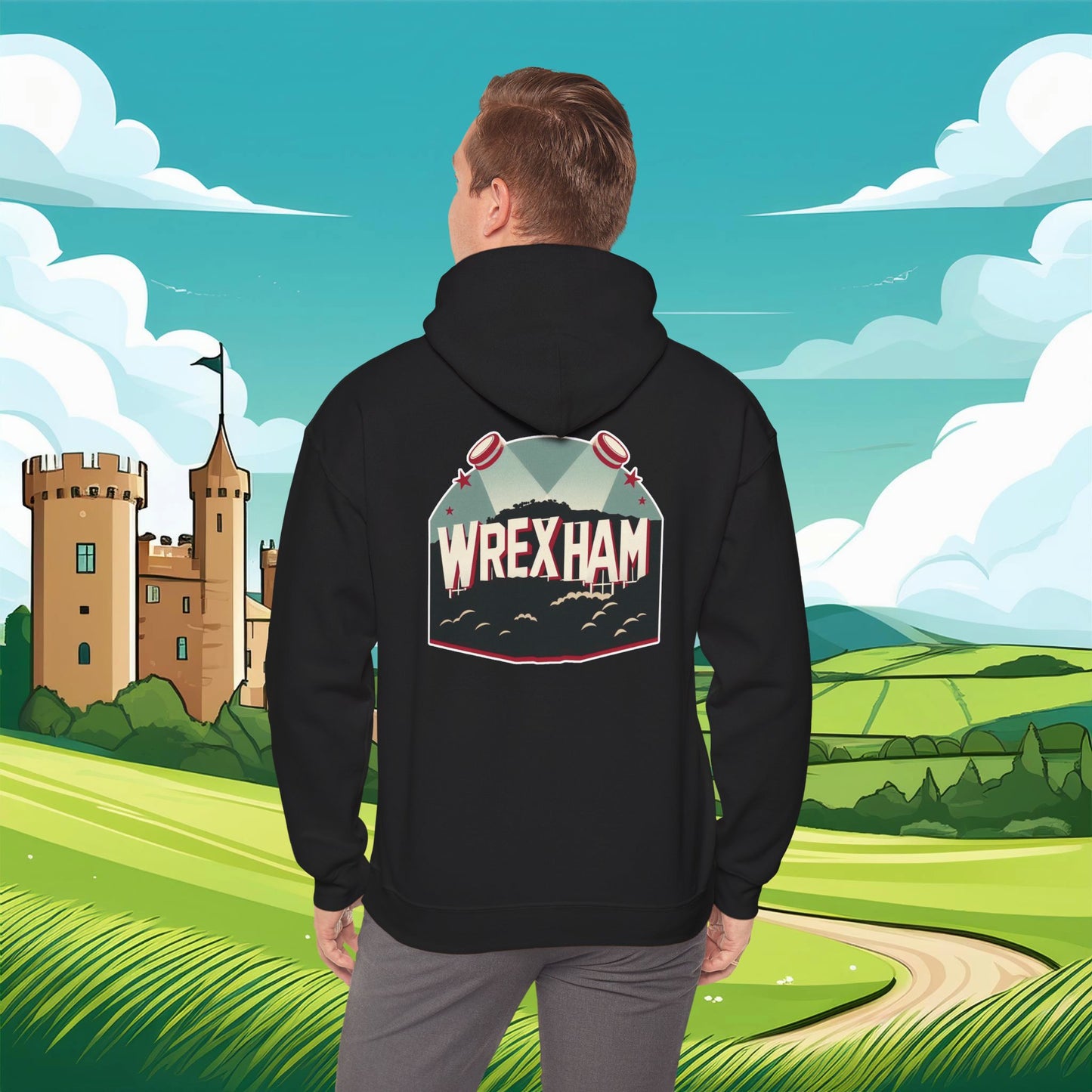 Wrexham Hollywood Sign Hoodie