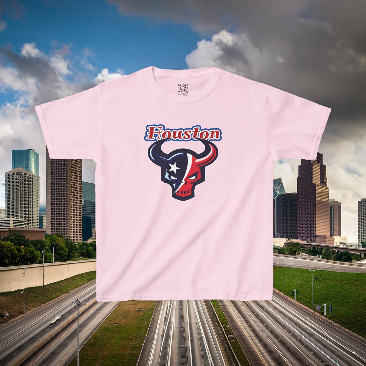Houston Skull Kids Tee