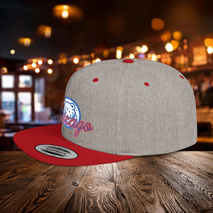 Chicago Bear Cub Baseball Flat Bill Snapback