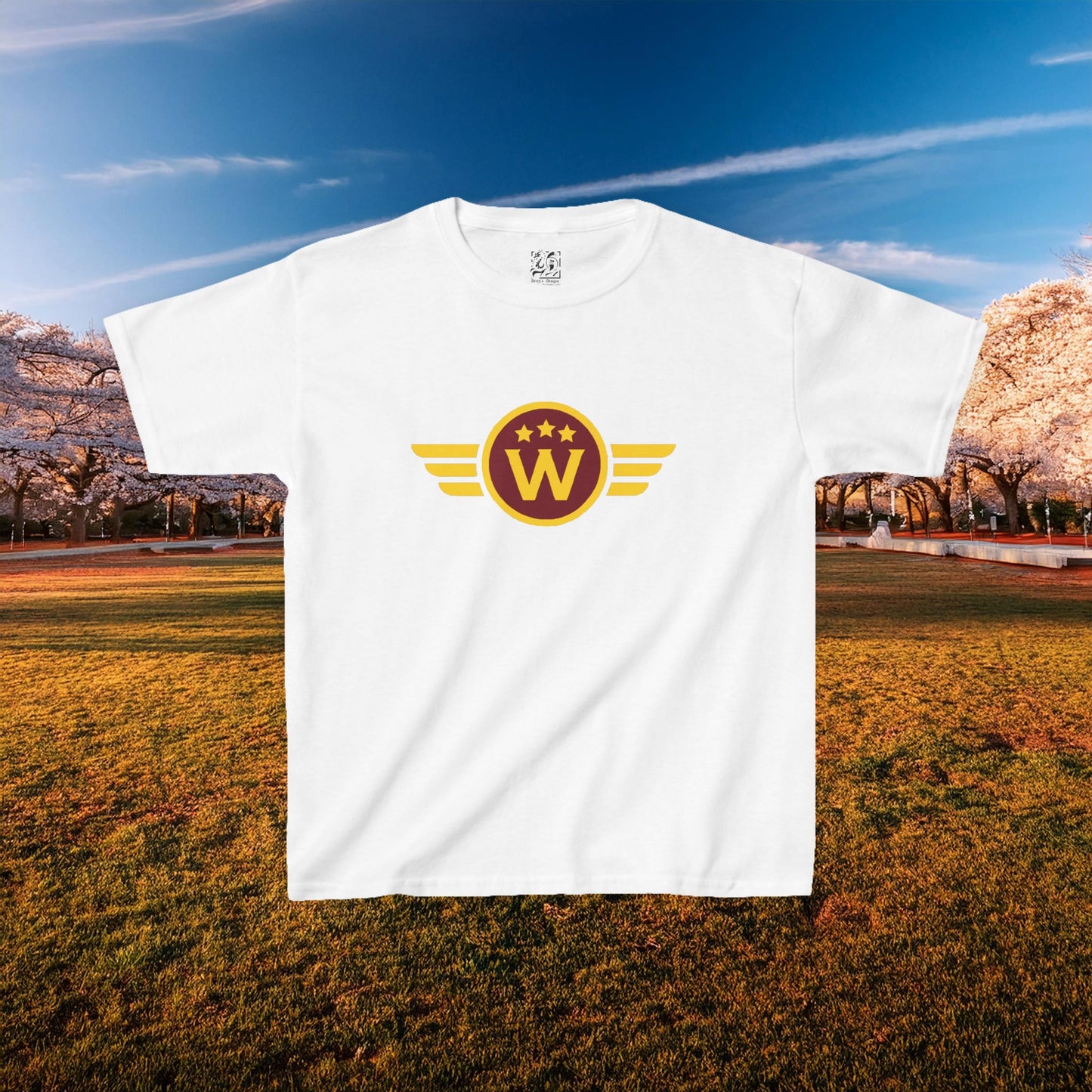 Washington DC Football Logo Kids Tee