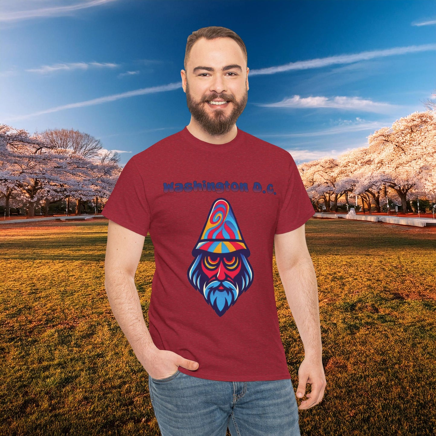 Washington D.C. Psychedelic Wizard Tee