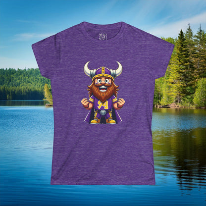 Minnesota Football Fan Women's Softstyle Tee