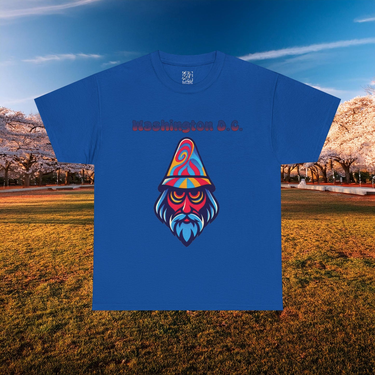 Washington D.C. Psychedelic Wizard Tee