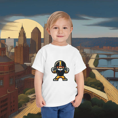 Mini Pittsburgh Football Player Toddler Tee