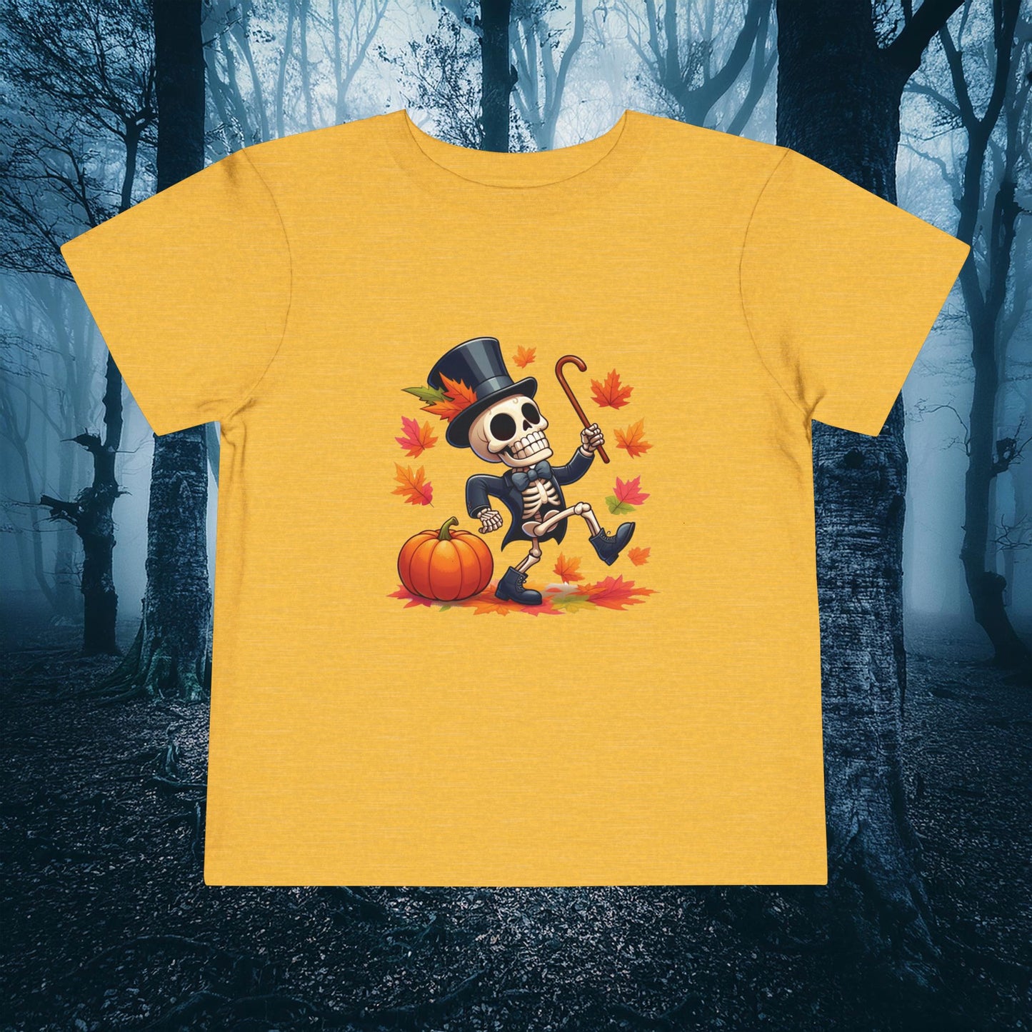 Snazzy Skeleton Toddler Tee